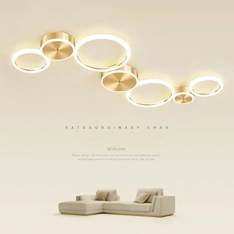 Modern LED Ceiling Chandelier For Living Dining Room Bedroom