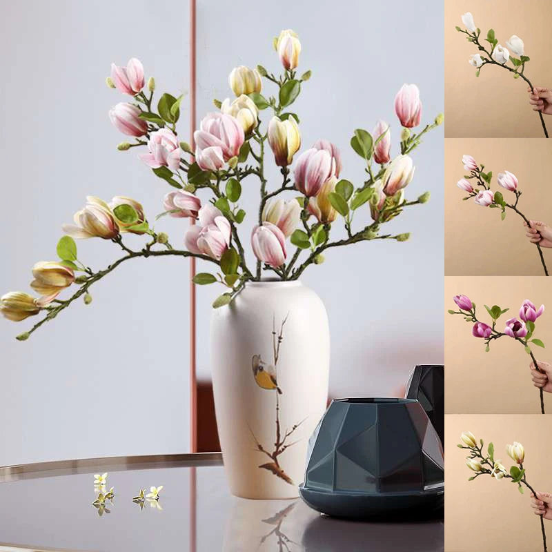Room Decoration Fake Silk Flower Plant - Bluzz